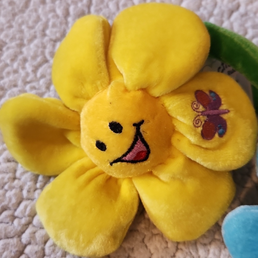 Animal Junxtion By Russ Velvet Bendable Sun Flowers Butterfly Bumble Bee Summer - Picture 2 of 6
